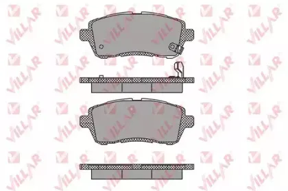 Комплект тормозных колодок, дисковый тормоз VILLAR купить
