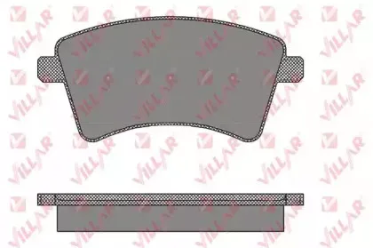 Комплект тормозных колодок, дисковый тормоз VILLAR купить