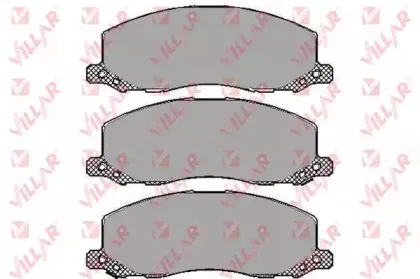 Комплект тормозных колодок, дисковый тормоз VILLAR купить