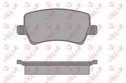 Комплект тормозных колодок, дисковый тормоз VILLAR купить
