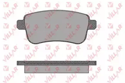 Комплект тормозных колодок, дисковый тормоз VILLAR купить