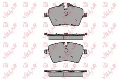 Комплект тормозных колодок, дисковый тормоз VILLAR купить