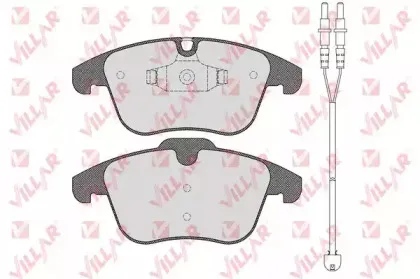 Комплект тормозных колодок, дисковый тормоз VILLAR купить