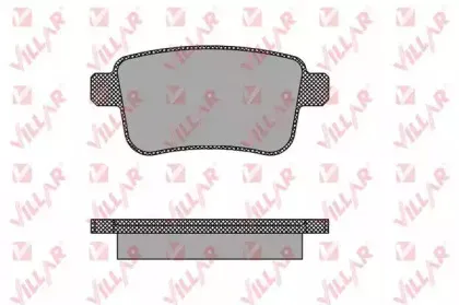 Комплект тормозных колодок, дисковый тормоз VILLAR купить