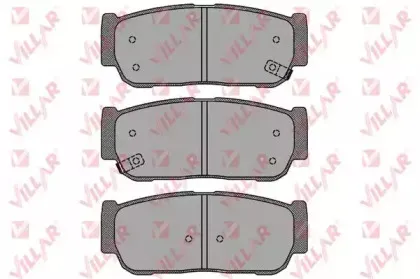 Комплект тормозных колодок, дисковый тормоз VILLAR купить