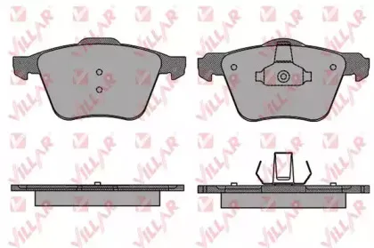 Комплект тормозных колодок, дисковый тормоз VILLAR купить
