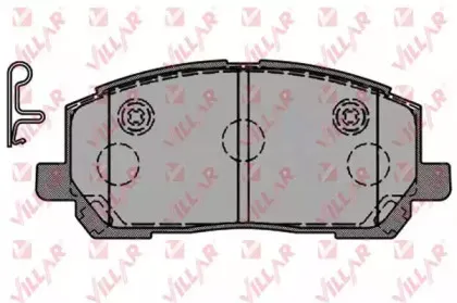 Комплект тормозных колодок, дисковый тормоз VILLAR купить