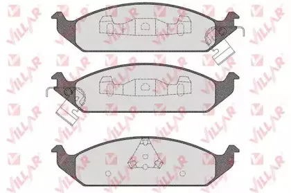Комплект тормозных колодок, дисковый тормоз VILLAR купить