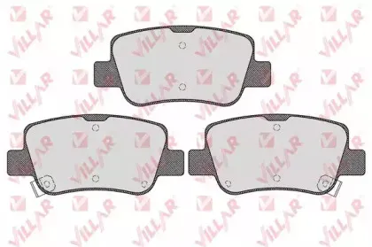 Комплект тормозных колодок, дисковый тормоз VILLAR купить