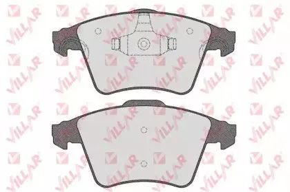 Комплект тормозных колодок, дисковый тормоз VILLAR купить
