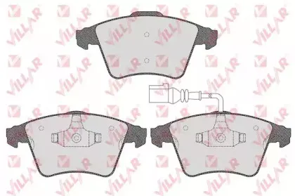 Комплект тормозных колодок, дисковый тормоз VILLAR купить