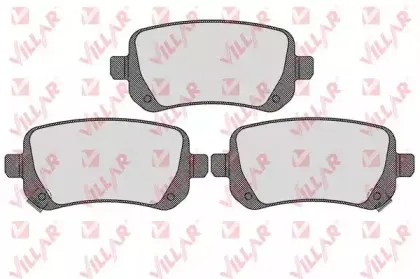 Комплект тормозных колодок, дисковый тормоз VILLAR купить