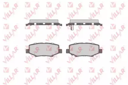 Комплект тормозных колодок, дисковый тормоз VILLAR купить