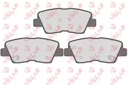 Комплект тормозных колодок, дисковый тормоз VILLAR купить
