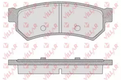 Комплект тормозных колодок, дисковый тормоз VILLAR купить