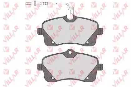 Комплект тормозных колодок, дисковый тормоз VILLAR купить