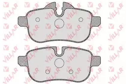 Комплект тормозных колодок, дисковый тормоз VILLAR купить