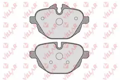 Комплект тормозных колодок, дисковый тормоз VILLAR купить