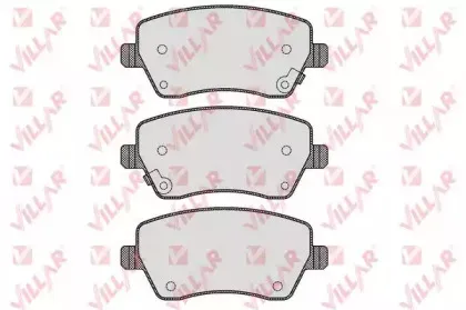 Комплект тормозных колодок, дисковый тормоз VILLAR купить