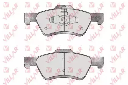 Комплект тормозных колодок, дисковый тормоз VILLAR купить