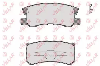 Комплект тормозных колодок, дисковый тормоз VILLAR купить
