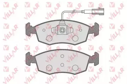 Комплект тормозных колодок, дисковый тормоз VILLAR купить