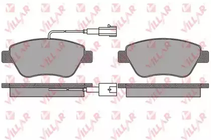 Комплект тормозных колодок, дисковый тормоз VILLAR купить
