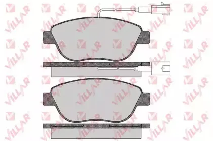 Комплект тормозных колодок, дисковый тормоз VILLAR купить