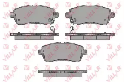 Комплект тормозных колодок, дисковый тормоз VILLAR купить