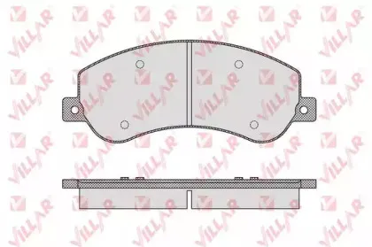 Комплект тормозных колодок, дисковый тормоз VILLAR купить