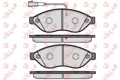 Комплект тормозных колодок, дисковый тормоз VILLAR купить