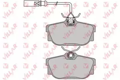 Комплект тормозных колодок, дисковый тормоз VILLAR купить