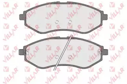 Комплект тормозных колодок, дисковый тормоз VILLAR купить