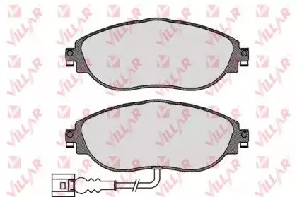 Комплект тормозных колодок, дисковый тормоз VILLAR купить