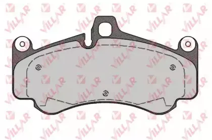 Комплект тормозных колодок, дисковый тормоз VILLAR купить