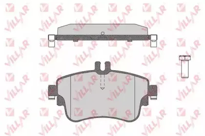 Комплект тормозных колодок, дисковый тормоз VILLAR купить