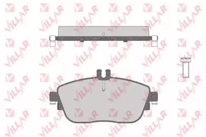 Комплект тормозных колодок, дисковый тормоз VILLAR купить