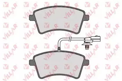 Комплект тормозных колодок, дисковый тормоз VILLAR купить