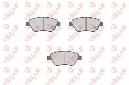 Комплект тормозных колодок, дисковый тормоз VILLAR купить