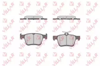 Комплект тормозных колодок, дисковый тормоз VILLAR купить