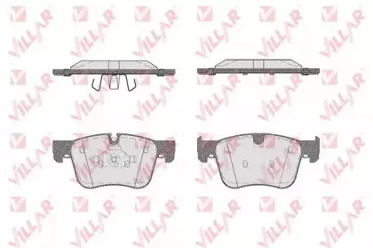 Комплект тормозных колодок, дисковый тормоз VILLAR купить