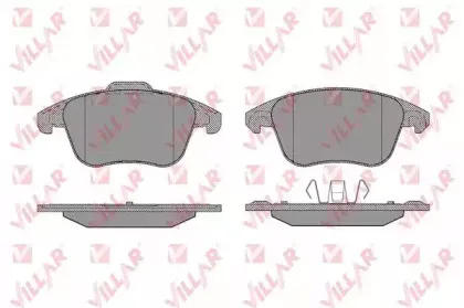 Комплект тормозных колодок, дисковый тормоз VILLAR купить