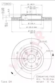 Тормозной диск VILLAR купить