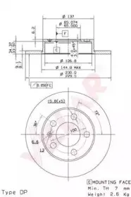 Тормозной диск VILLAR купить