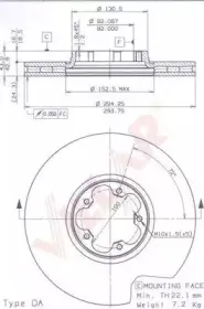Тормозной диск VILLAR купить