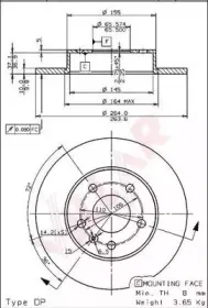 Тормозной диск VILLAR купить