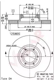 Тормозной диск VILLAR купить
