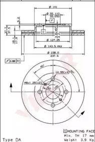 Тормозной диск VILLAR купить