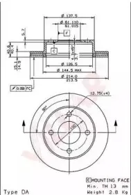 Тормозной диск VILLAR купить