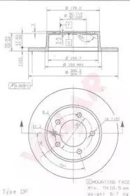 Тормозной диск VILLAR купить